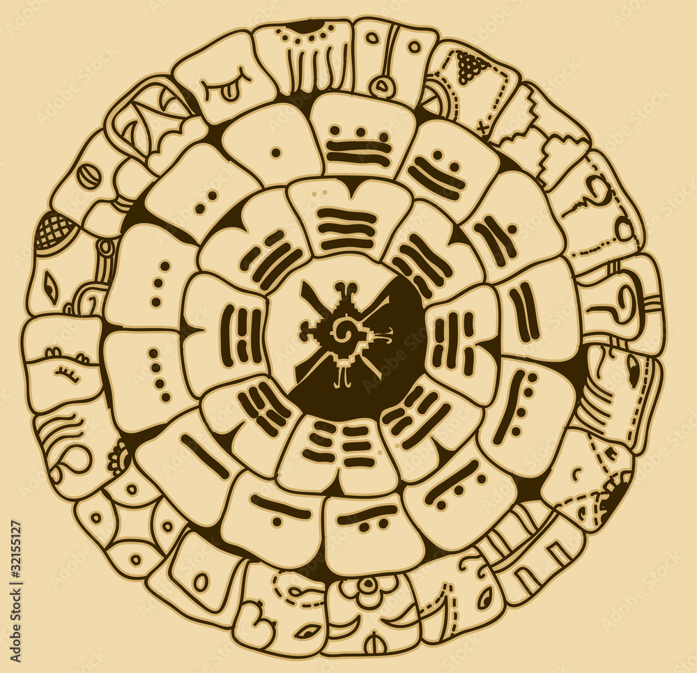 Vector Maya symbol