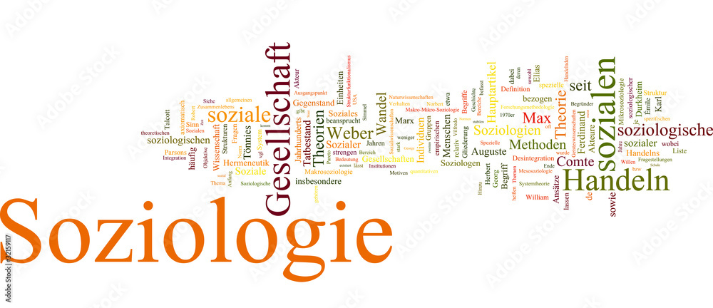 Obraz premium Soziologie