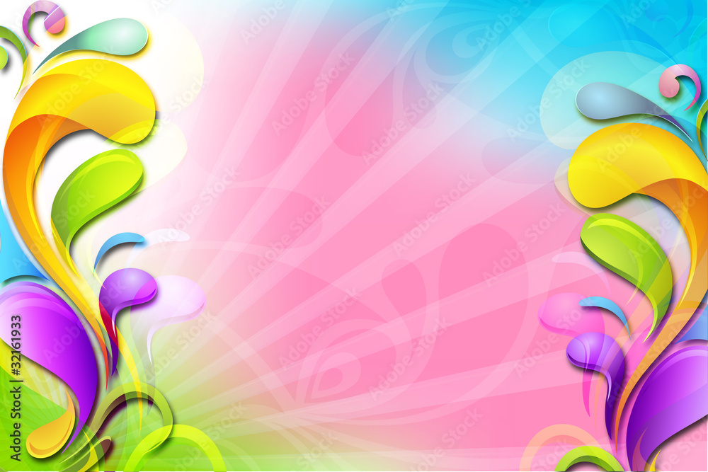 Abstract Floral Background Abstract Floral Background