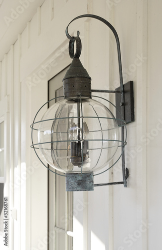 Antiqued Porch Lamp