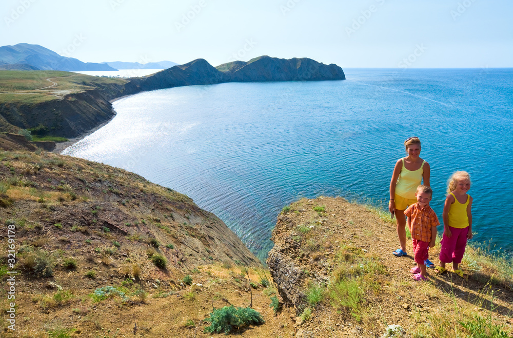 Fototapeta premium Summer coastline .