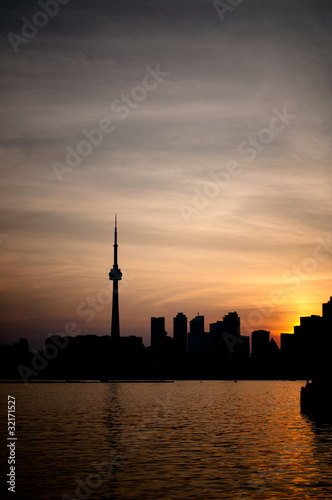 Wallpaper Mural Toronto Harbor at Sunset Torontodigital.ca