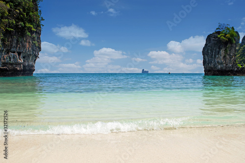 Strand in einer Lagune