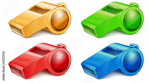 color whistle