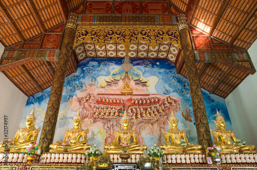 image of buddha and mural