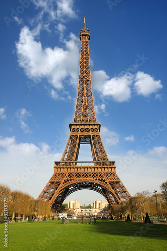 Eiffel Tower with park in Paris, France © Tomas Marek