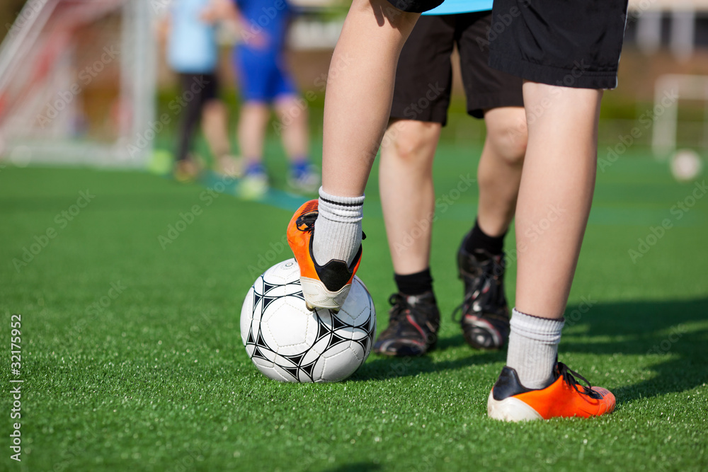 Fototapeta premium fußballtraining