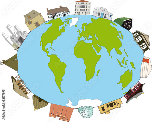 types de maisons dans le monde