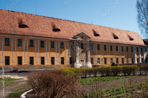 Remains of the Radziwill Castle. Olyka, Ukraine. photo