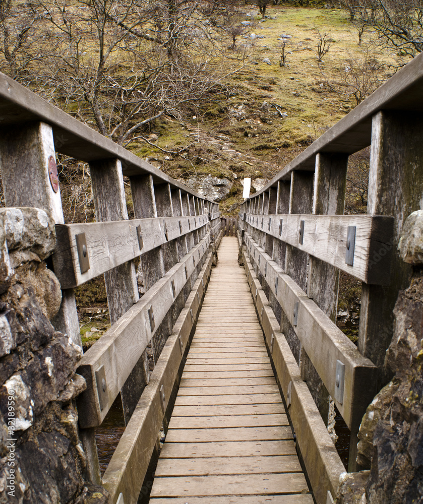 Bridge over the Swale, View of the Yorkshire Dales