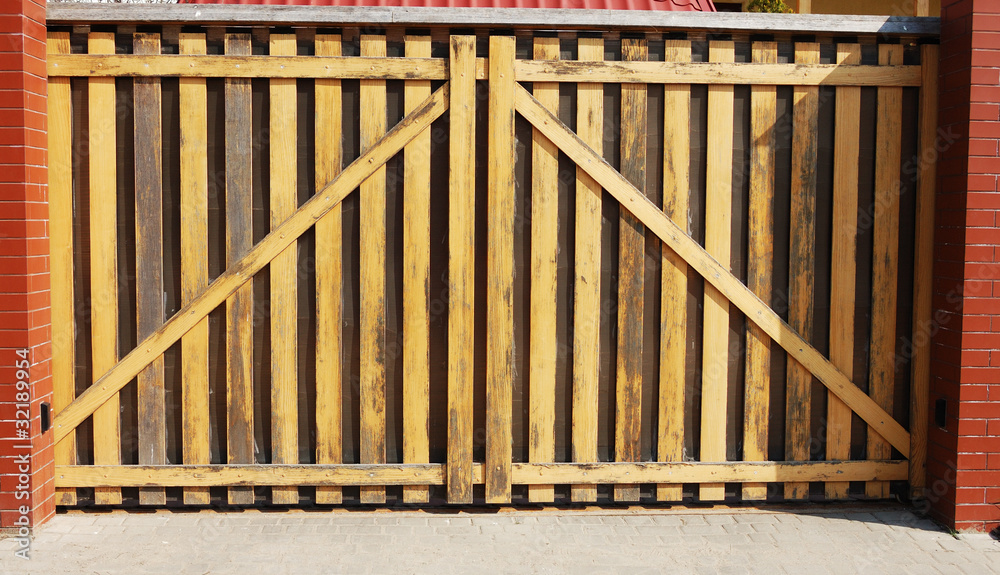 Obraz premium wooden gate