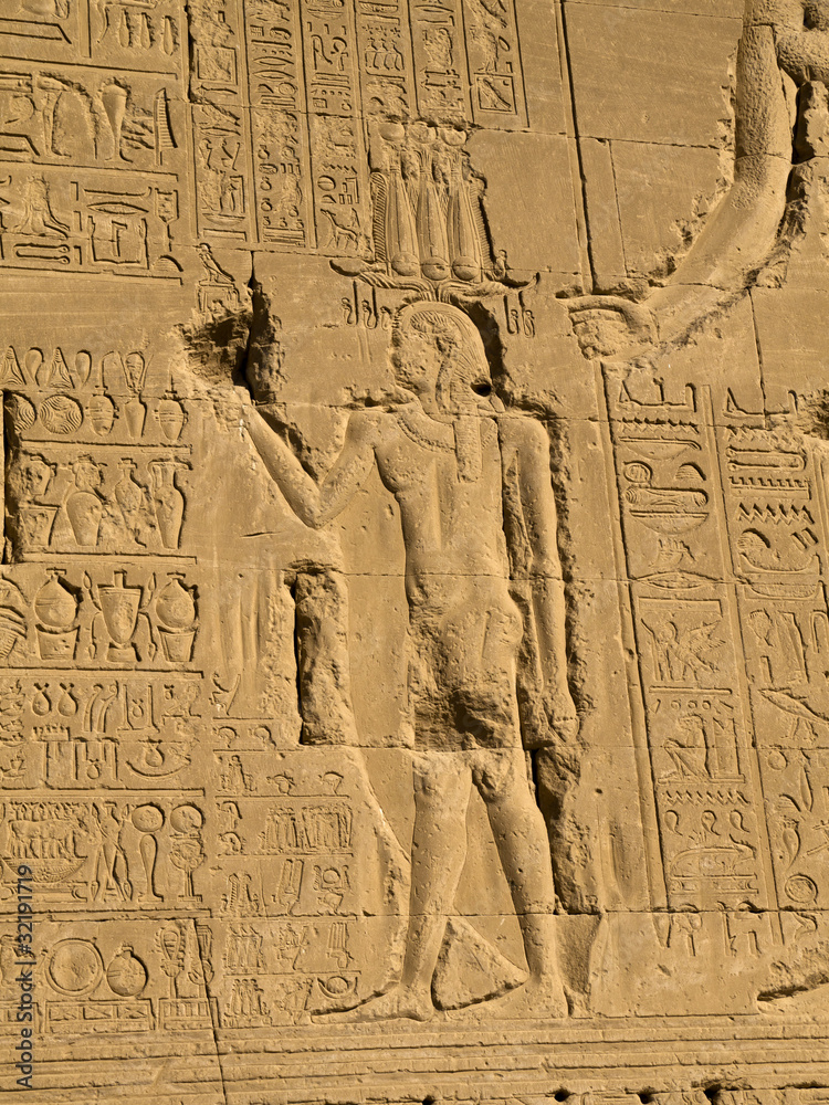 Temple Complex at Denderah in Egypt Temple Complex at Denderah in Egypt