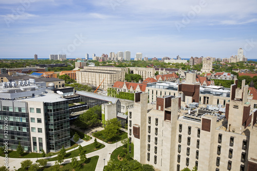 Billede på lærred University of Chicago campus