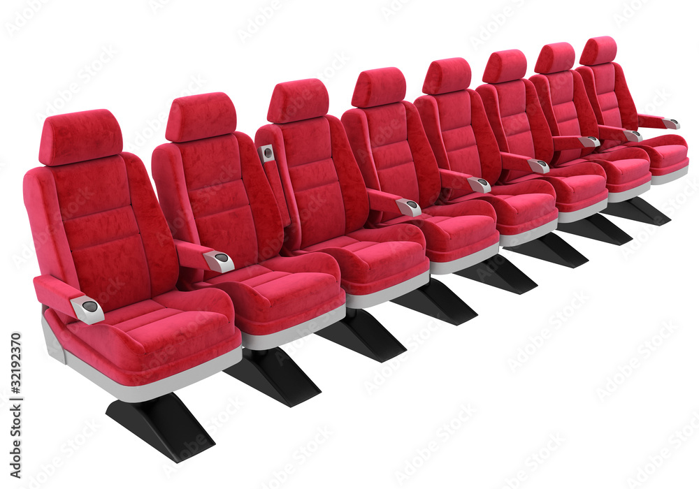 Fototapeta premium chairs in a row