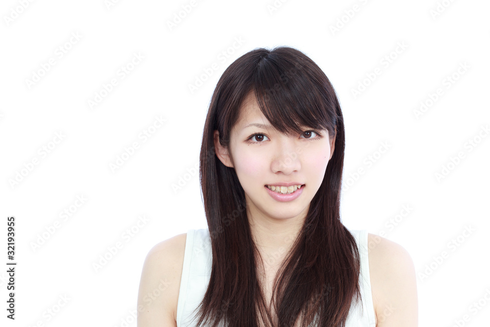 笑顔の女性 笑顔の女性