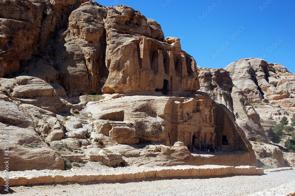 Petra: entrée du site archéologique