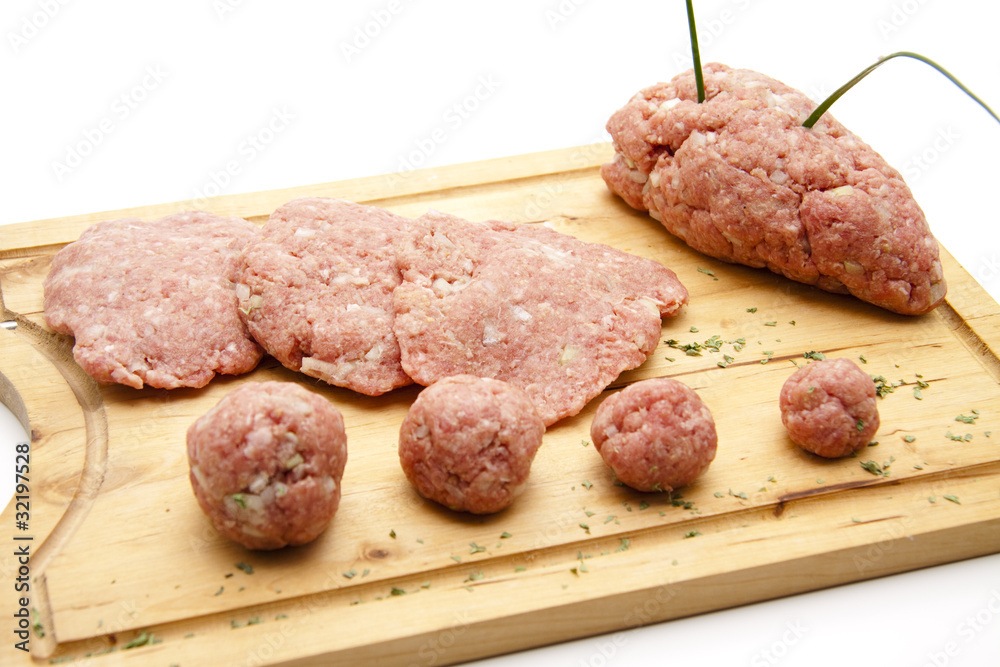 Hackfleisch mit Kräuter Hackfleisch mit Kräuter