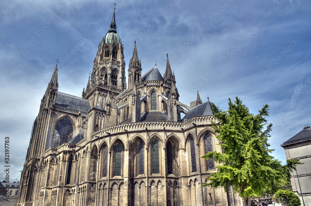 Obraz premium HDR de la cathédrale de Bayeux