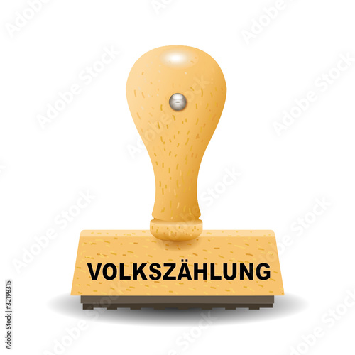 "Volkszählung" Stempel