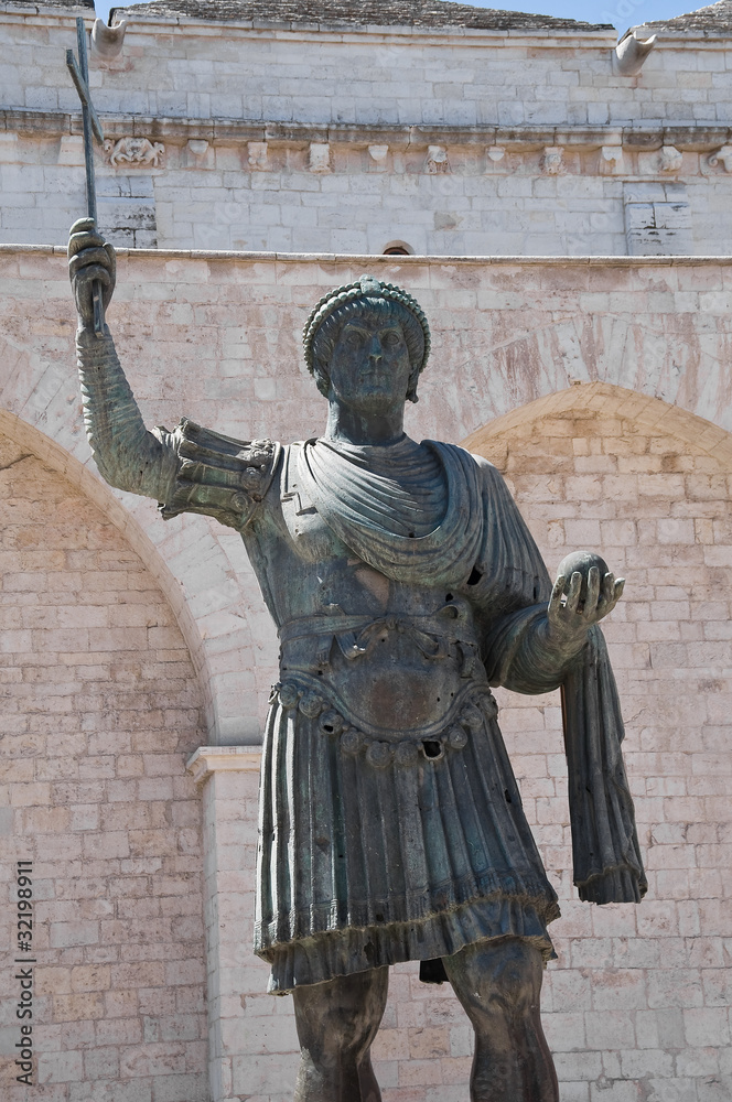 The Colossus of Barletta. Apulia.