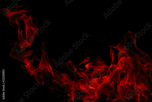 Magical fiery Fototapeta
