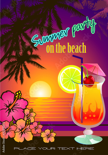 Summer party by the sea