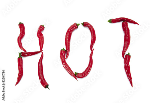 Fotografia chilli peppers
