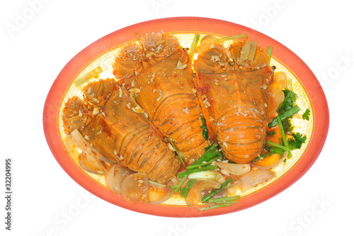 Serving Of Cooked Crayfish