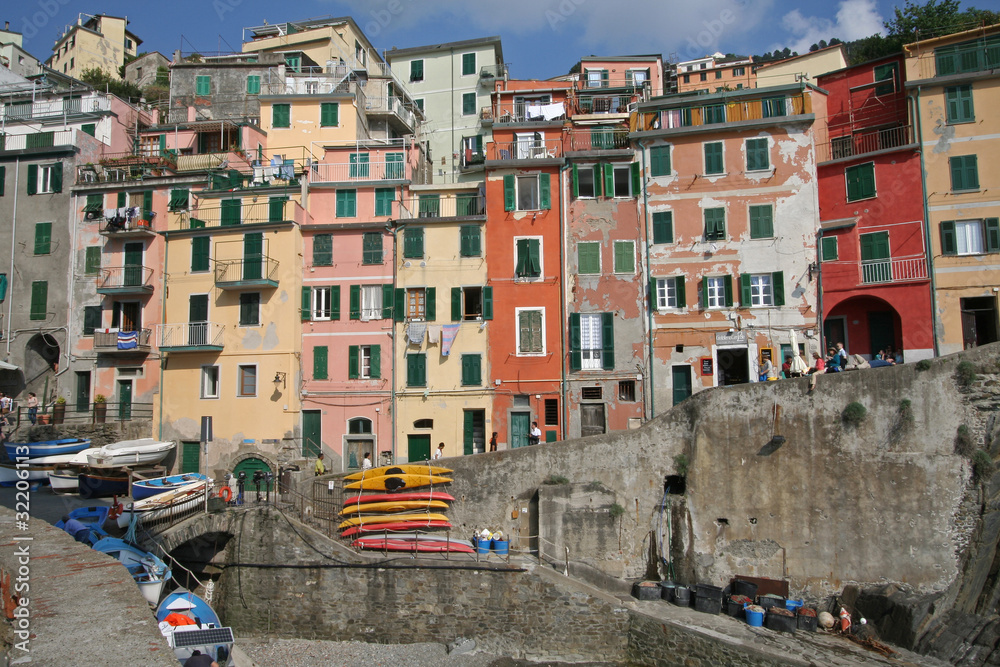 Riomaggiore, Cinque Terre, Italie.