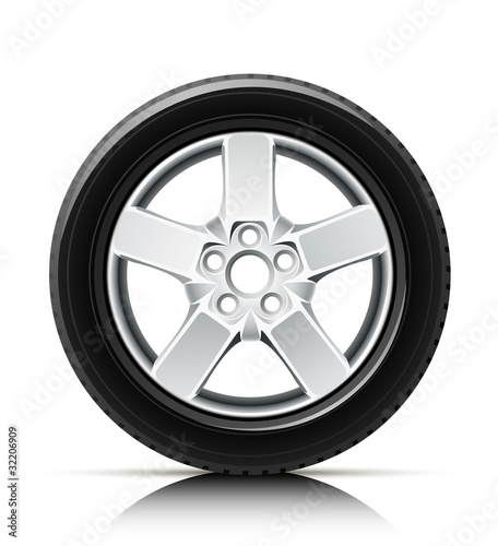 car wheel vector illustration