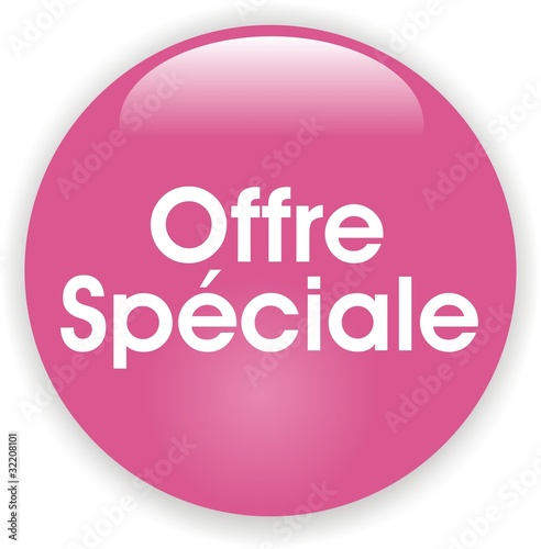 bouton offre spéciale photo