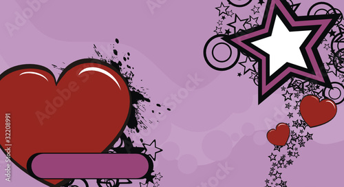 heradic heart background02 photo