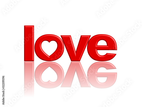 Foto "LOVE" Icon (heart I love you romantic valentine’s day symbol)