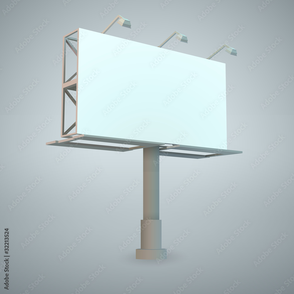 Obraz premium Outdoor blank billboard