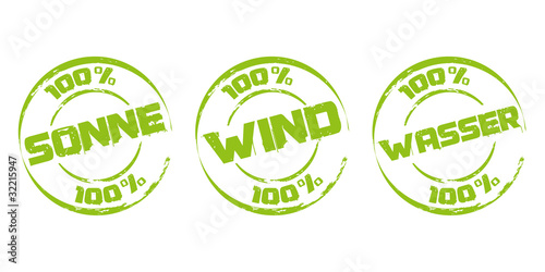 Stempel: 100 % Alternative Energien