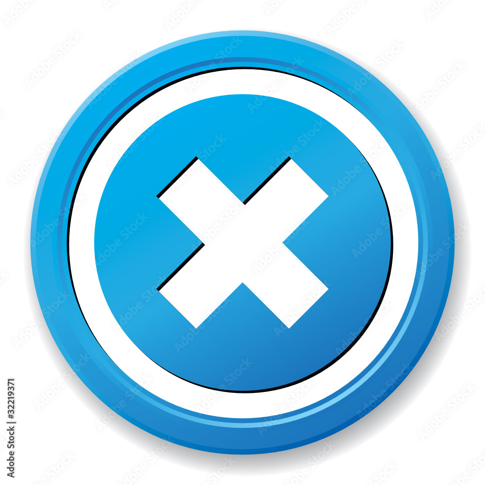 Obraz premium DELETE ICON