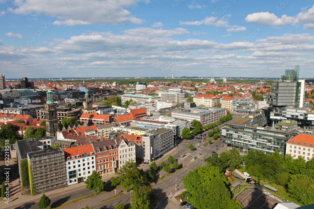 View on the center of Hannover