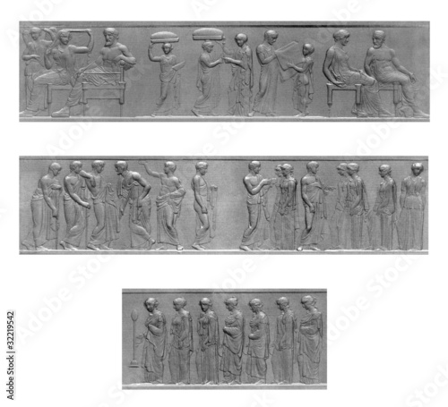 Принти на полотні Part of the east frieze of the Parthenon