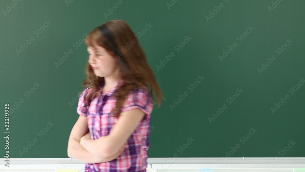 unzufriedene schülerin