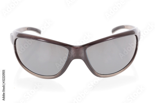 Sports sunglasses isolated on a white background.