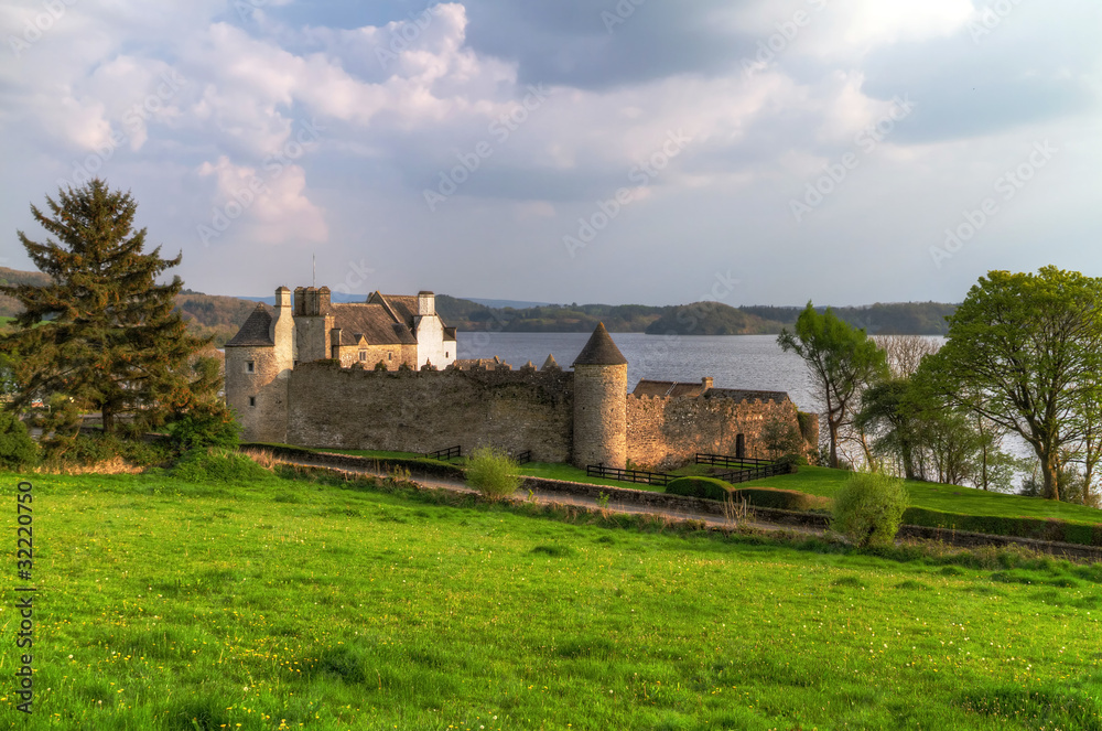 Parkes Castle in County Leitrim, Ireland