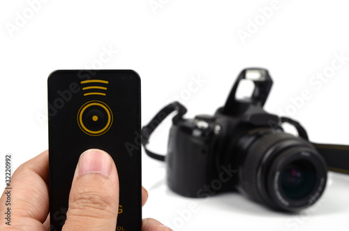 remote control and dslr