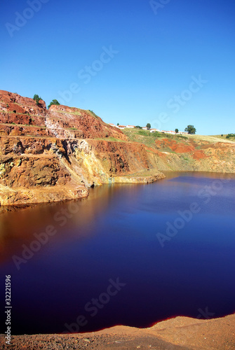 Abandoned mining exploration at S.Domingos  Portugal.