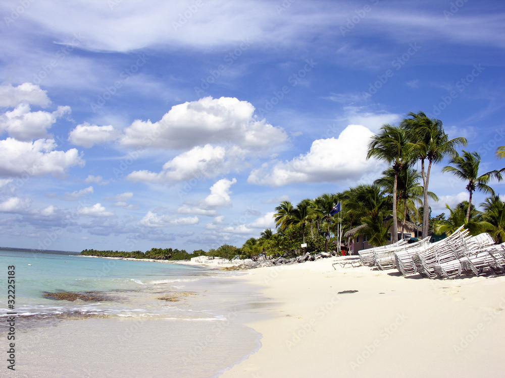 Caribbean Beach in Santo Domingo