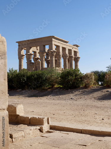 Temple to Isis, Horus and Osiris on Philae Island in Egypt photo