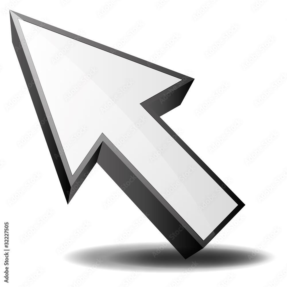 Computer Maus Computermaus Mauszeiger Cursor Stock Vector | Adobe Stock