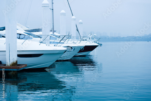 yachts at marina