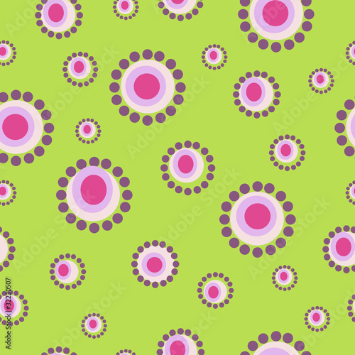 Seamless pattern with flowers