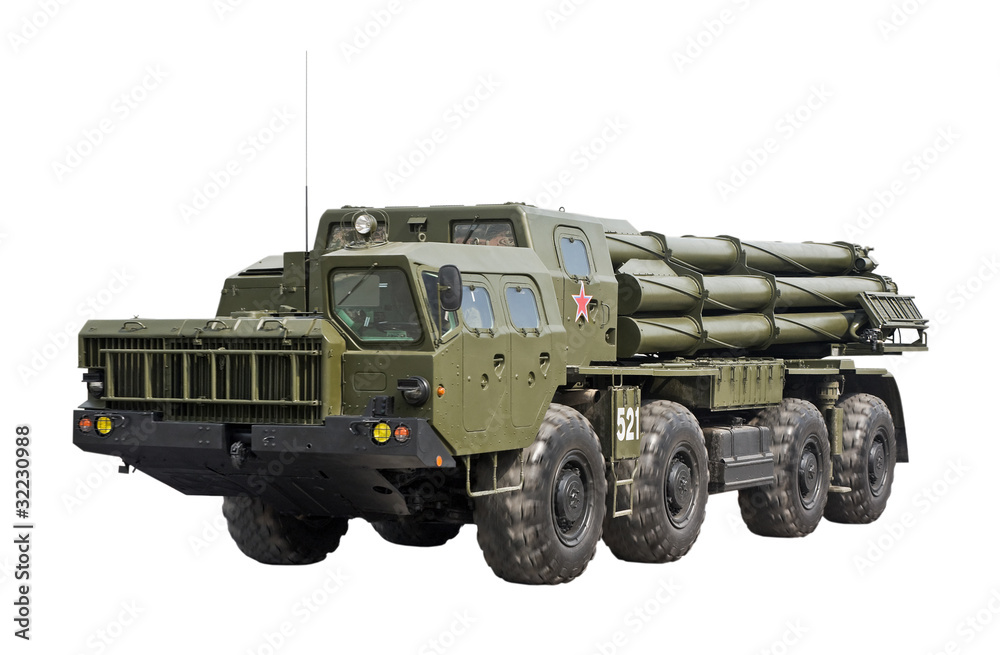 Fototapeta premium Russian Smerch 300 mm MLRS
