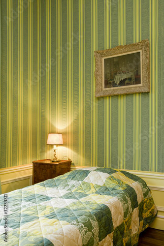 Bett im Grünen Zimmer